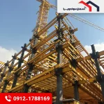 اجرای اسکلت فلزی پیچ و مهره‌ای در پروژه صنعتی