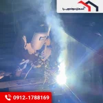 اجرای پل فلزی ساختمانی آسمان سوله ویرا