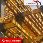 اسکلت فلزی پیچ و مهره‌ای با طراحی مهندسی | آسمان سوله ویرا