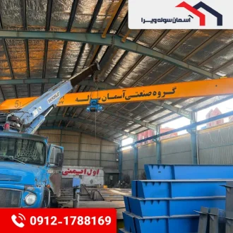 طراحی و اجرای پل فلزی استاندارد